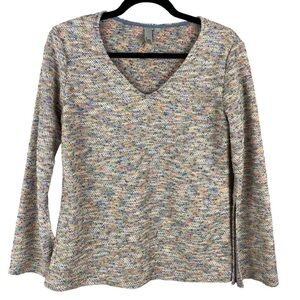 KUT from the Kloth Multi Colour Knit Pullover V Neck Sweater Small